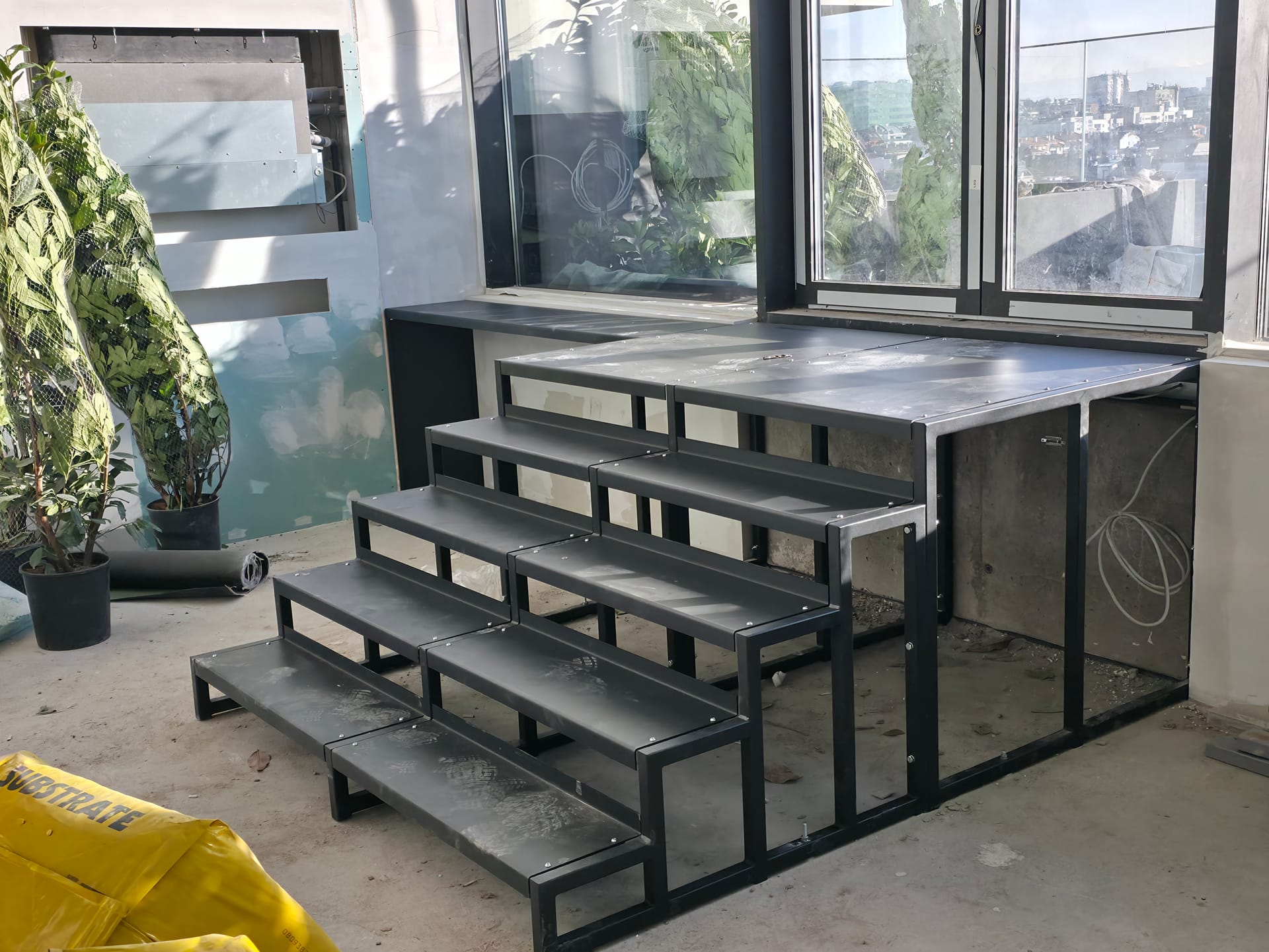 Стълбища зимни градини - 'Театрална Резиденс' 